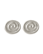 TEMPO OVERSIZED STUDS (STERLING SILVER) IMAGE 1