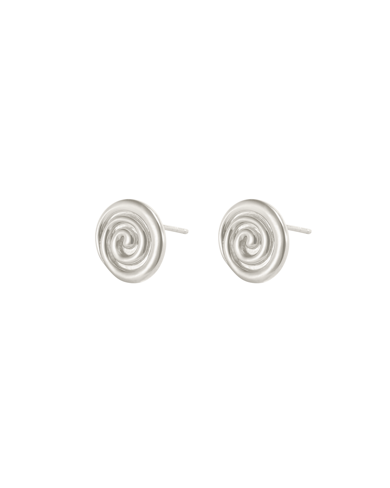 TEMPO OVERSIZED STUDS (STERLING SILVER) IMAGE 5