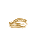 TEMPO STACKING RING SET (18K GOLD PLATED)