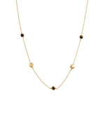 TEMPO TIGERS EYE NECKLACE (18K GOLD VERMEIL) IMAGE 1