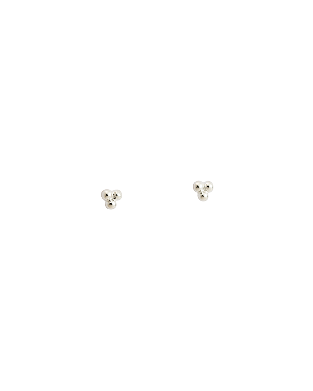 THREE DOT STUDS (STERLING SILVER) IMAGE 1