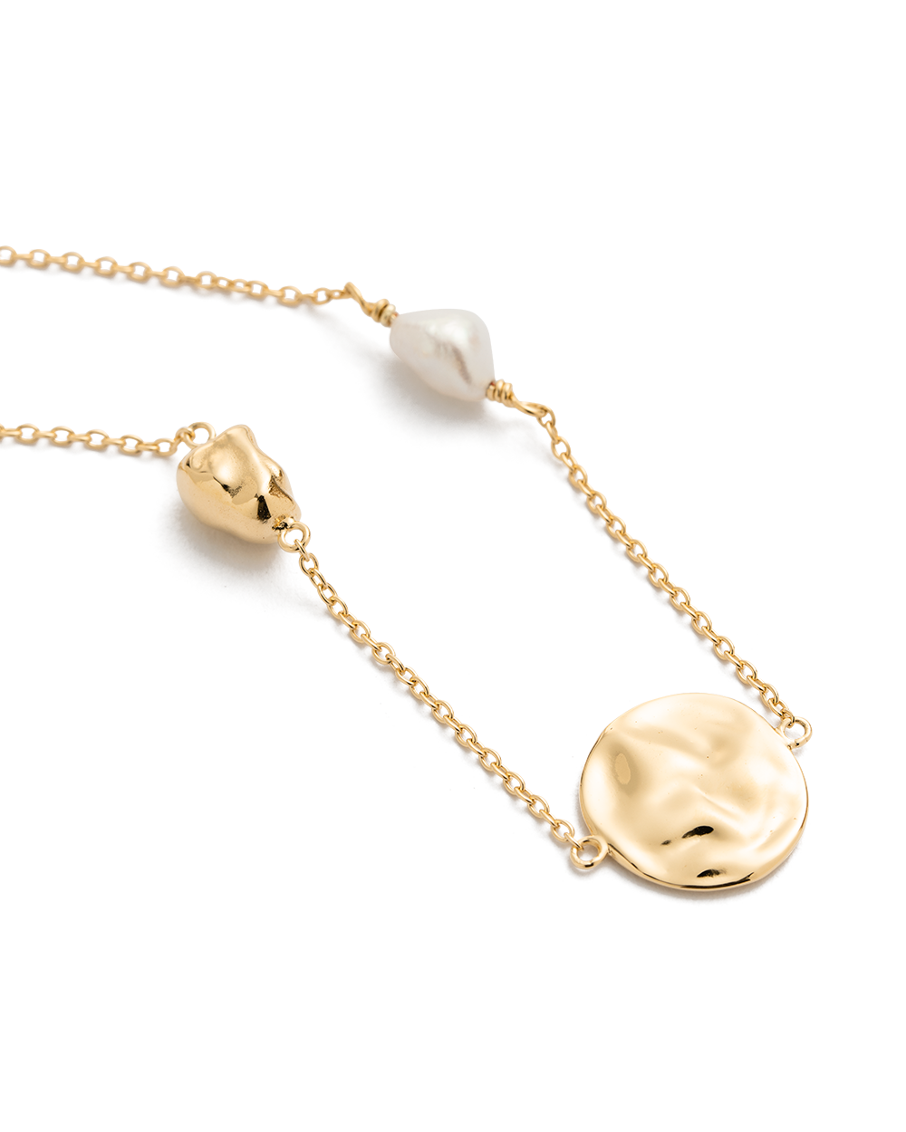 TIDAL PEARL BRACELET (18K GOLD PLATED) IMAGE 5