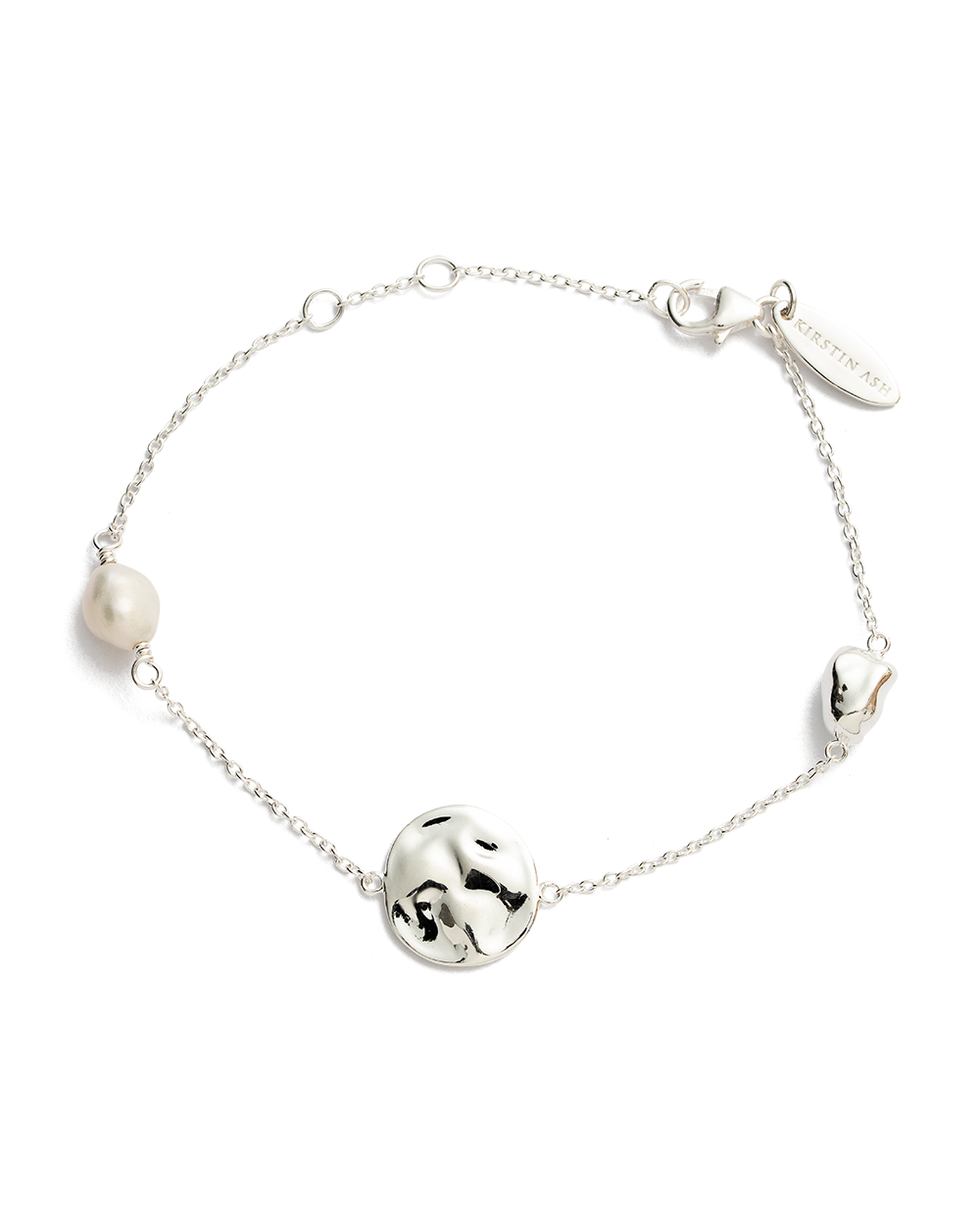 TIDAL PEARL BRACELET (STERLING SILVER) IMAGE 1