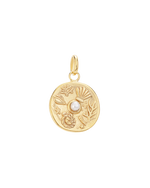 TINY BY THE SEA COIN (18K GOLD VERMEIL) - IMAGE 1