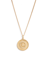 TRAVELLER COIN NECKLACE (18K GOLD VERMEIL) IMAGE 1