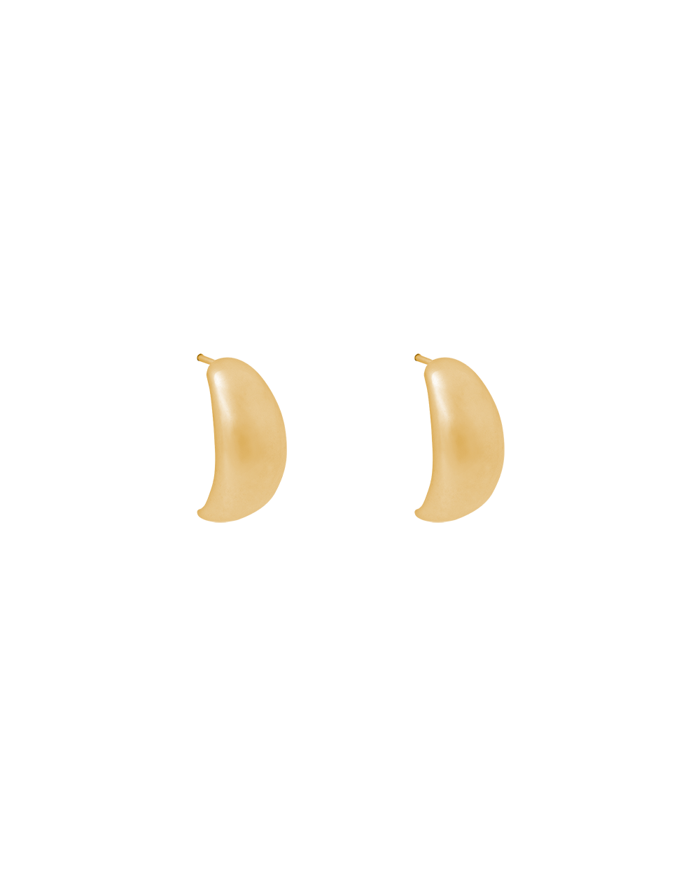 TRESOR EARRINGS (18K GOLD PLATED) IMAGE 1