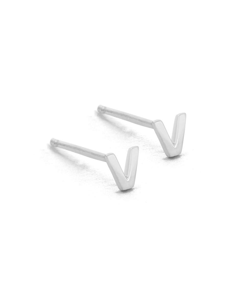 INITIAL EARRINGS (STERLING SILVER) IMAGE 26