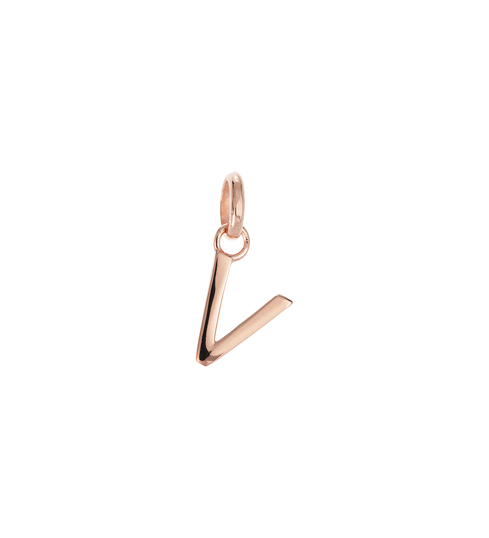 OUTLINE INITIAL A-Z (18K ROSE GOLD VERMEIL) IMAGE 24