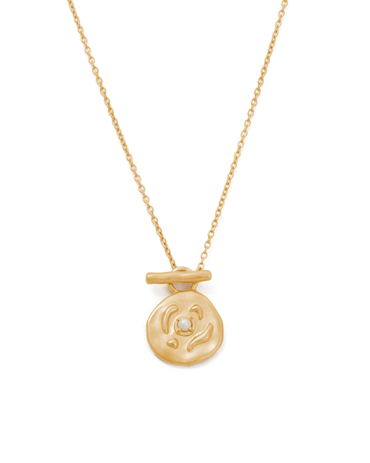 VACANZA COIN NECKLACE (18K GOLD VERMEIL) IMAGE 1