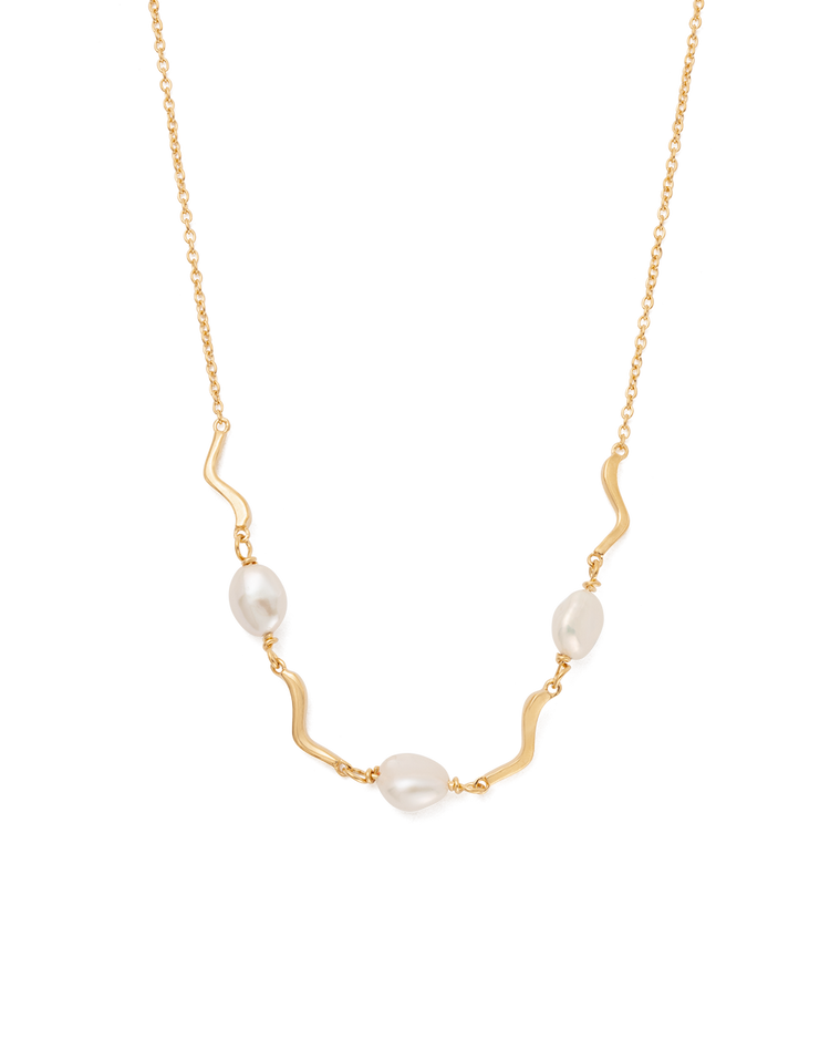 VACATION NECKLACE (18K GOLD PLATED) IMAGE 1