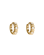 VALE TENNIS HUGGIES (18K GOLD PLATED)