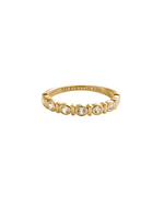 VALE TENNIS RING (18K GOLD PLATED)