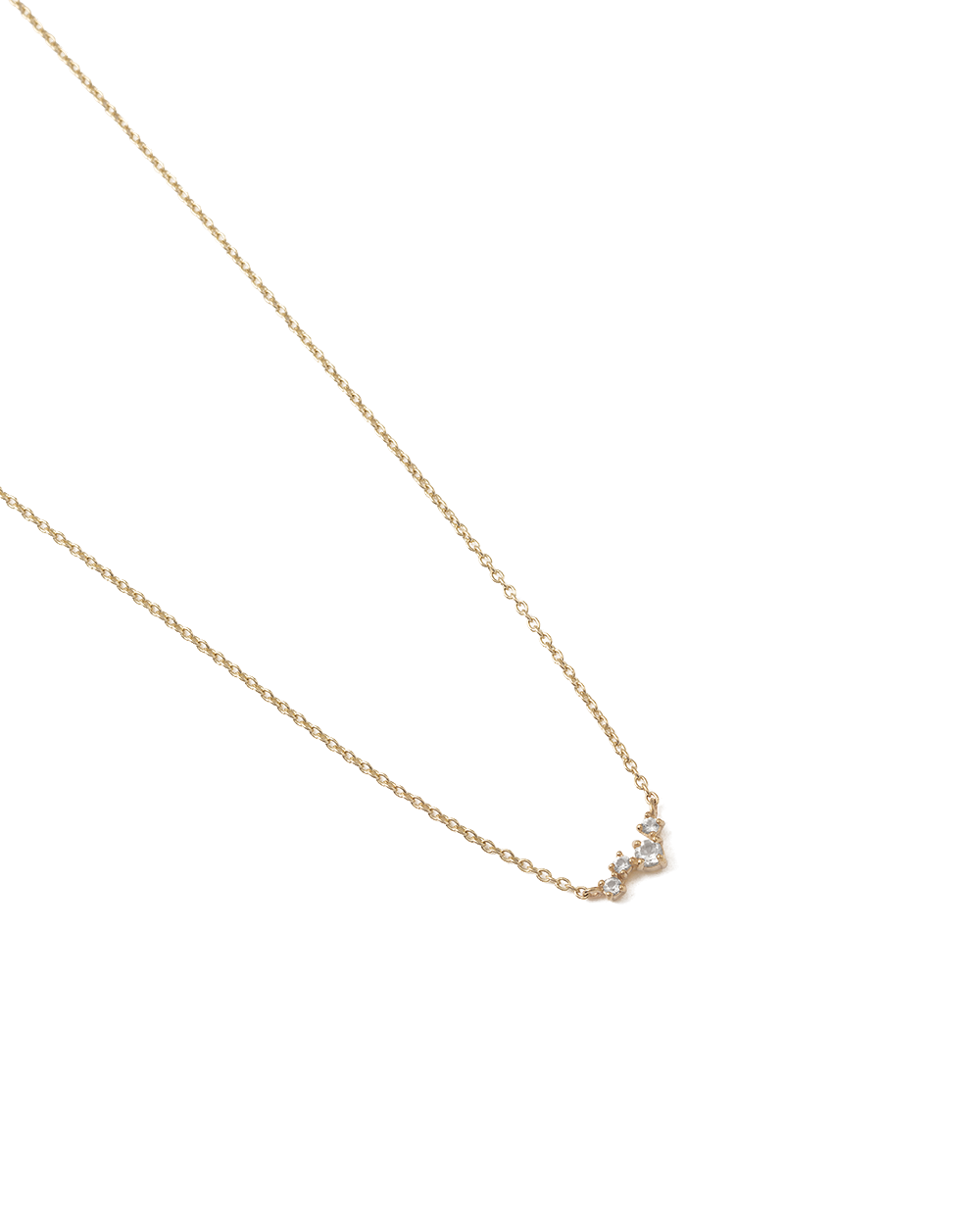 VALENCIA TOPAZ NECKLACE (9K GOLD) IMAGE 4