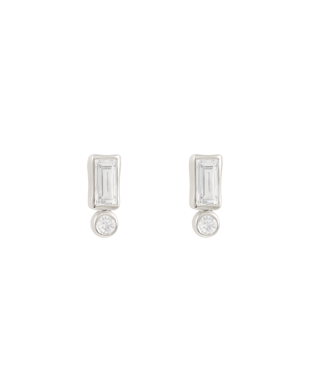 VANTAGE TOPAZ STUDS (STERLING SILVER)
