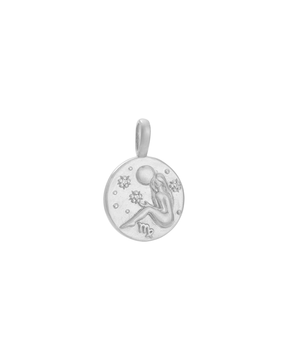 VIRGO PETITE ZODIAC (STERLING SILVER) IMAGE 1