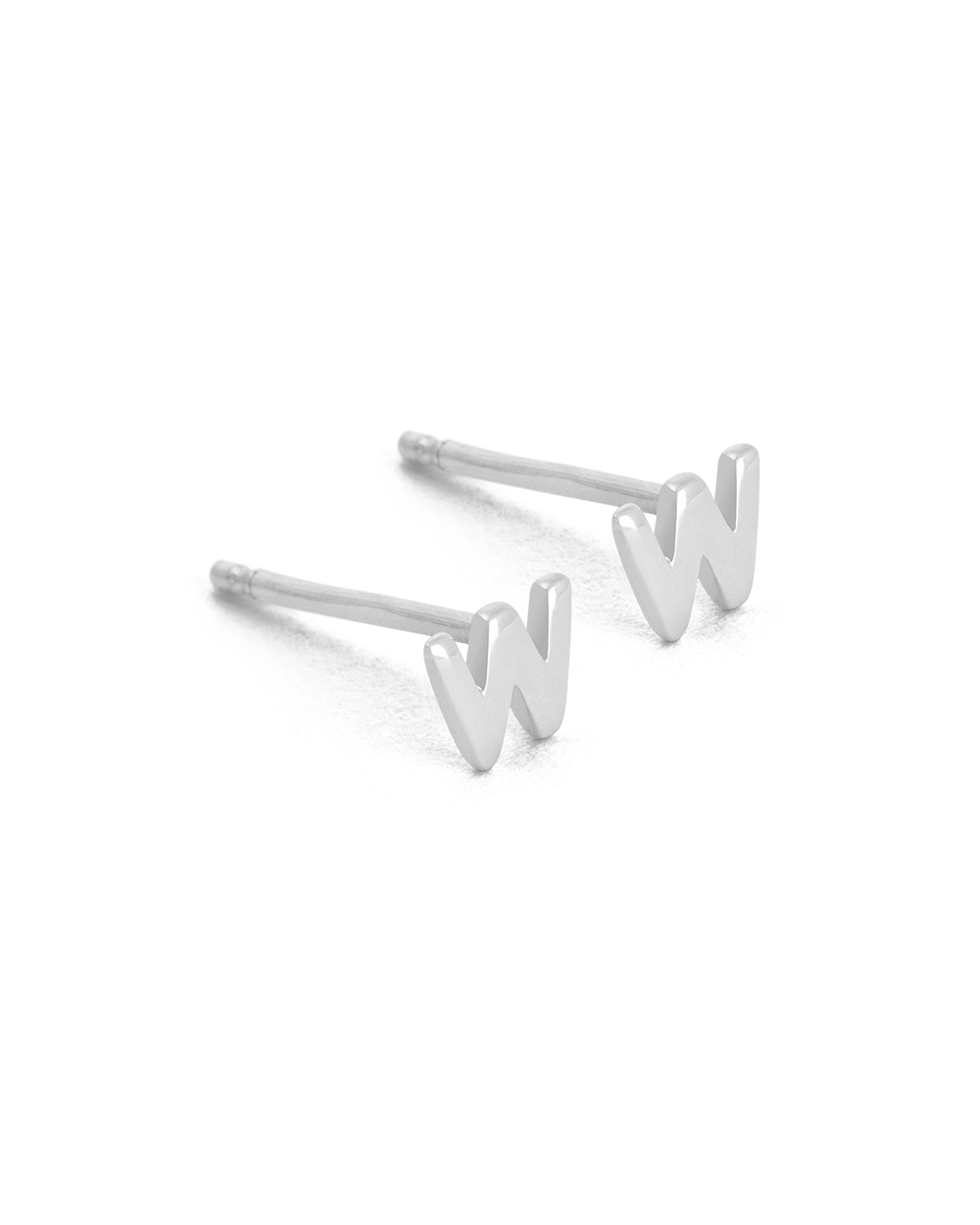 Sterling silver 2025 alphabet earrings