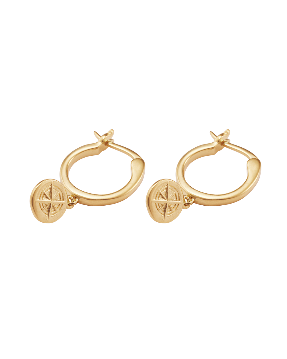 WANDER HOOPS (18K GOLD PLATED) IMAGE 5