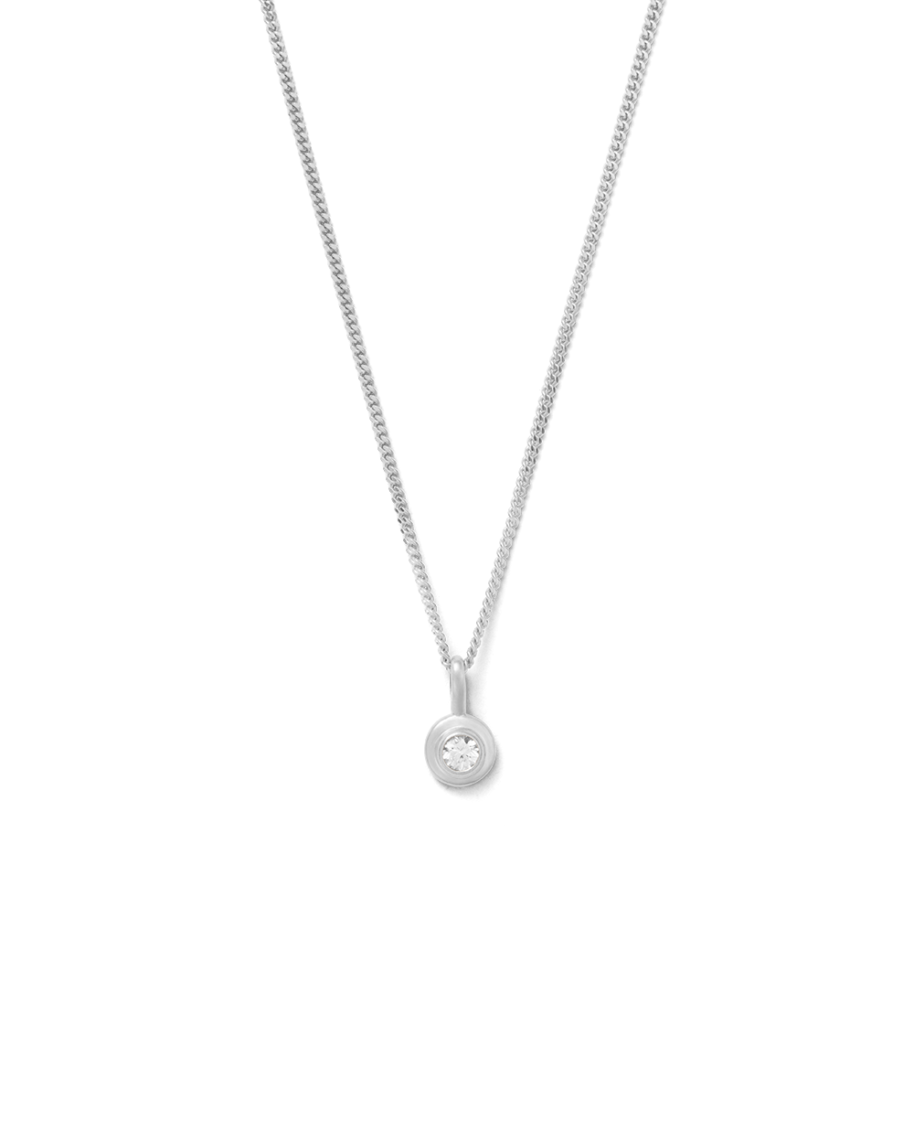 BIRTHSTONE NECKLACE (STERLING SILVER) IMAGE 9