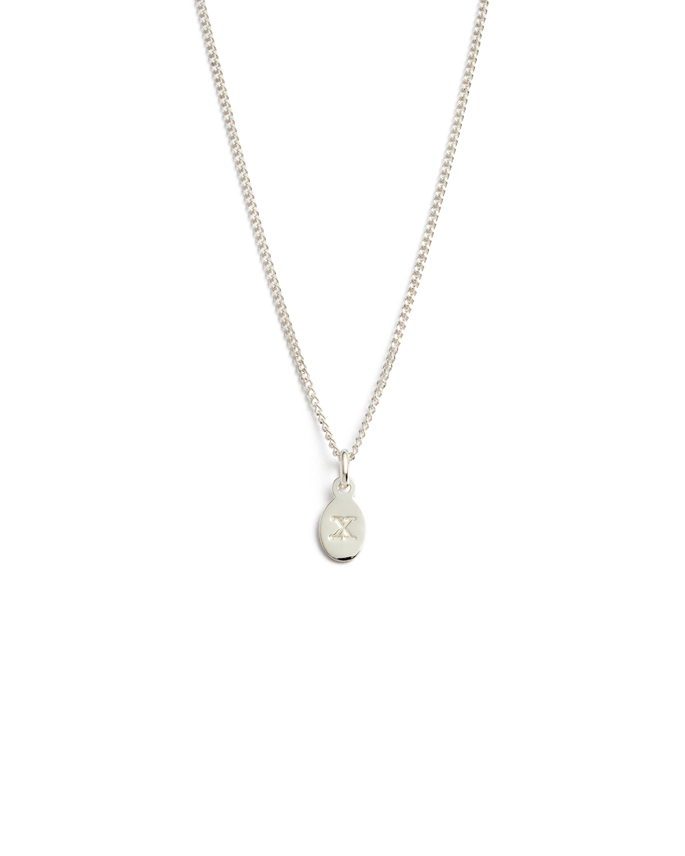 INITIAL NECKLACE A-Z (STERLING SILVER) IMAGE 29