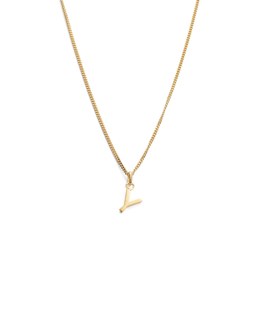 OUTLINE INITIAL NECKLACE A-Z (18K GOLD VERMEIL) IMAGE 30